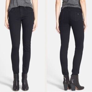 Rag & Bone High Rise Skinny Jeans Coal Size 25